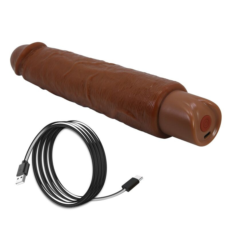 Pretty love - gavin realistic vibrator 25 cm Ø 5 cm brown 7