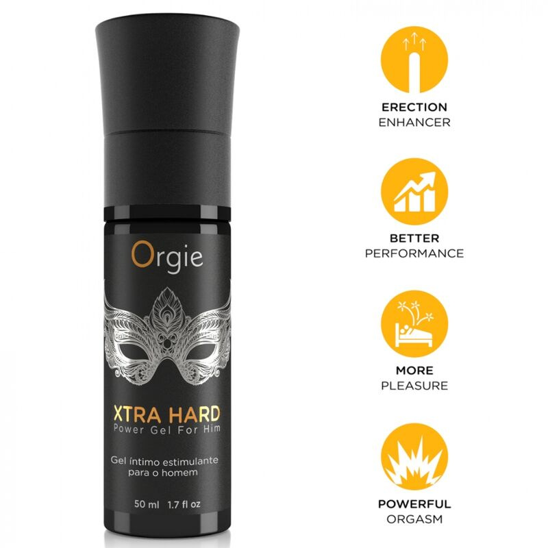 Orgie - xtra hard arousal and erection enhancer gel 50 ml