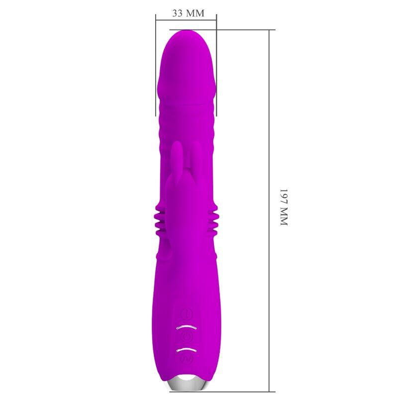 Pretty Love - Dorothy Purple Rechargeable Rabbit Vibrator 8