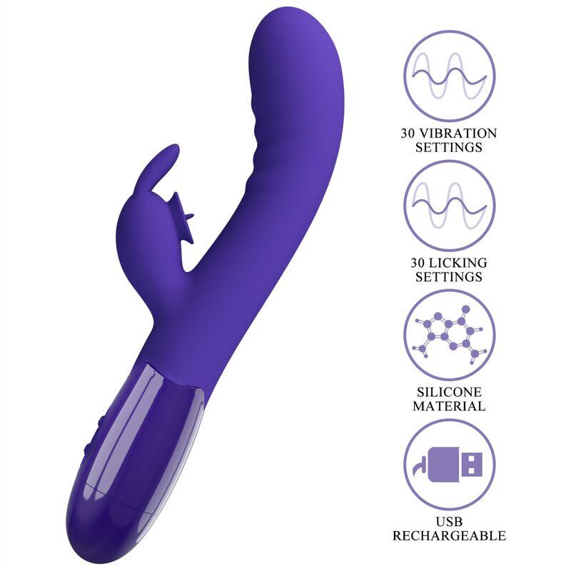 Pretty Love - Cerberus Youth Violet Rabbit Vibrator 7