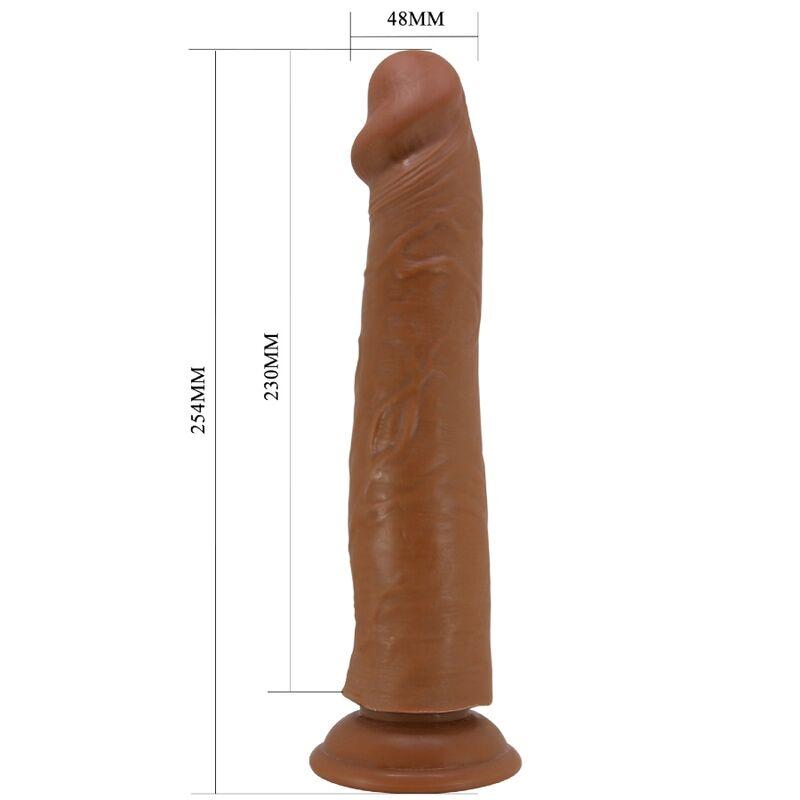 Pretty love - sharife realistic dildo 25 cm brown 4