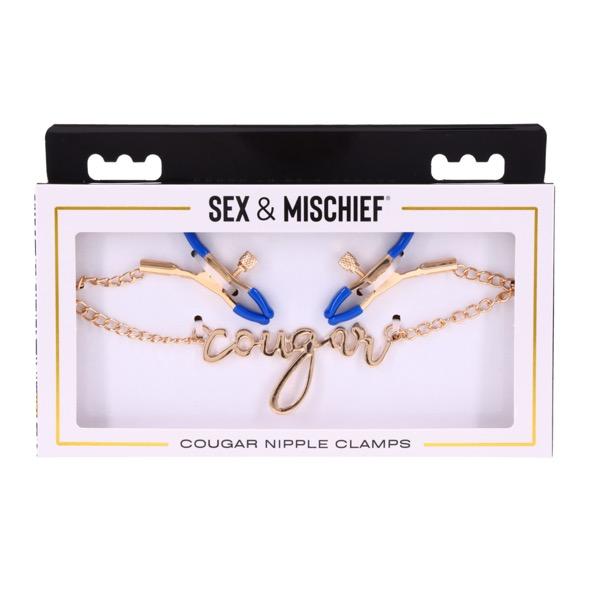 Sportsheets - Cougar Nipple Clamps Gold