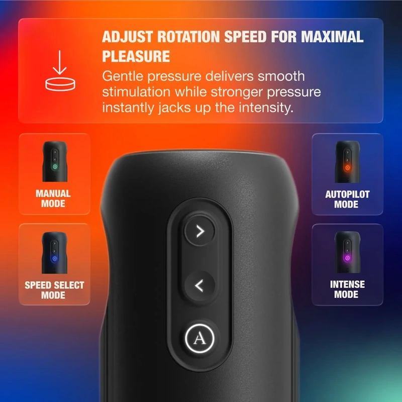 Arcwave - orbit 360° rotating male masturbator with app control black 3