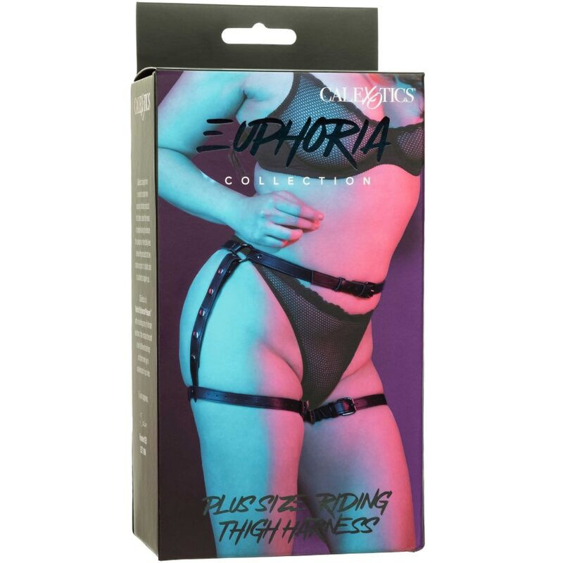 Calexotics - euphoria plus size riding thigh harness 2