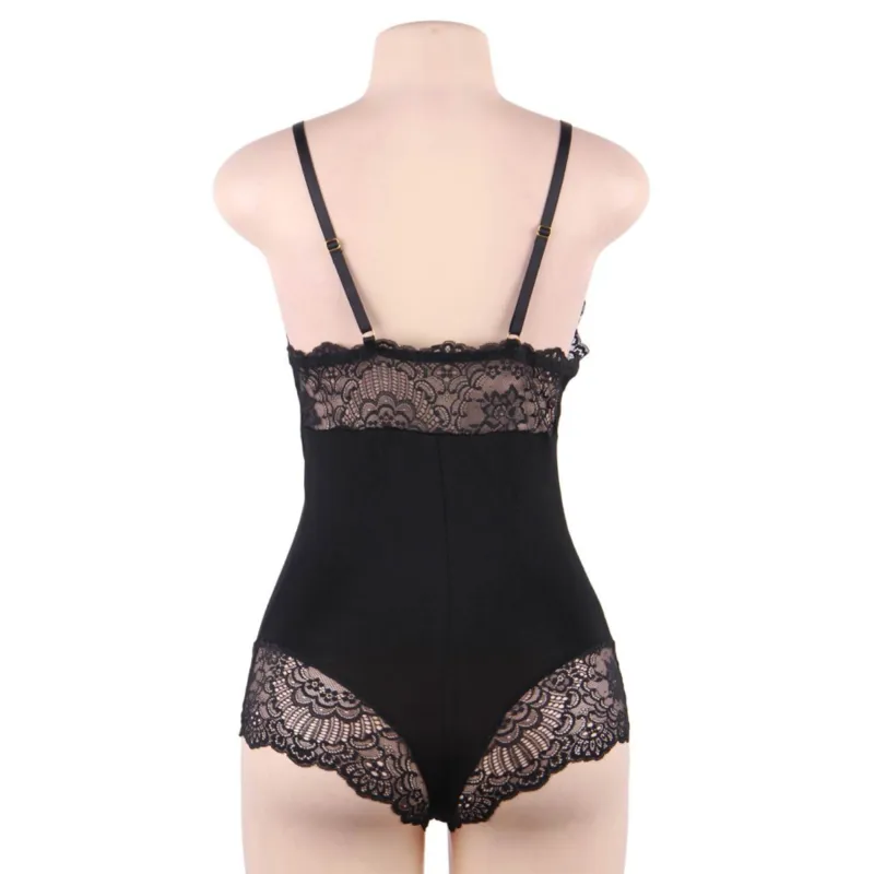 Queen Lingerie Lace Sexy Teddy Plus Size