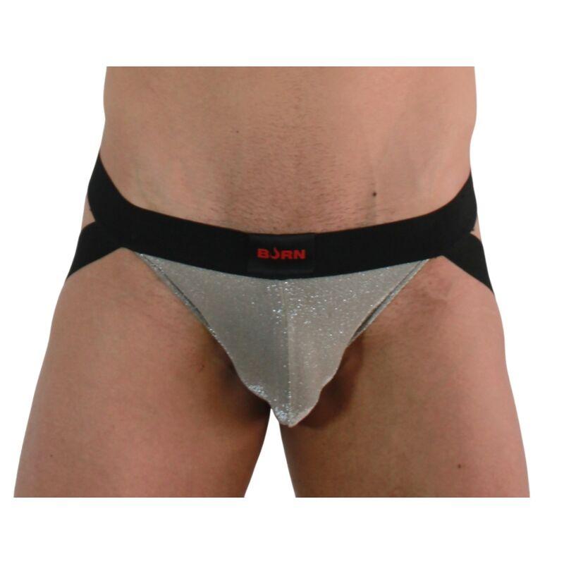 Burn - 001 Jock Shiny Beige / Black Xl