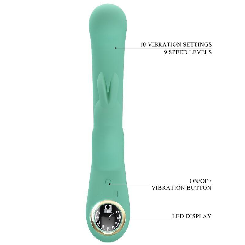 Pretty Love - Lamar Rabbit Vibrator & Green G-Spot 7