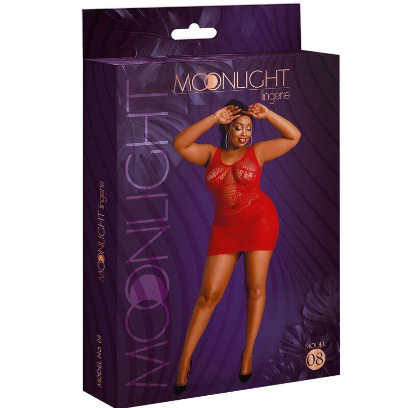 Moonlight - Model 8 Dress Red Plus Size