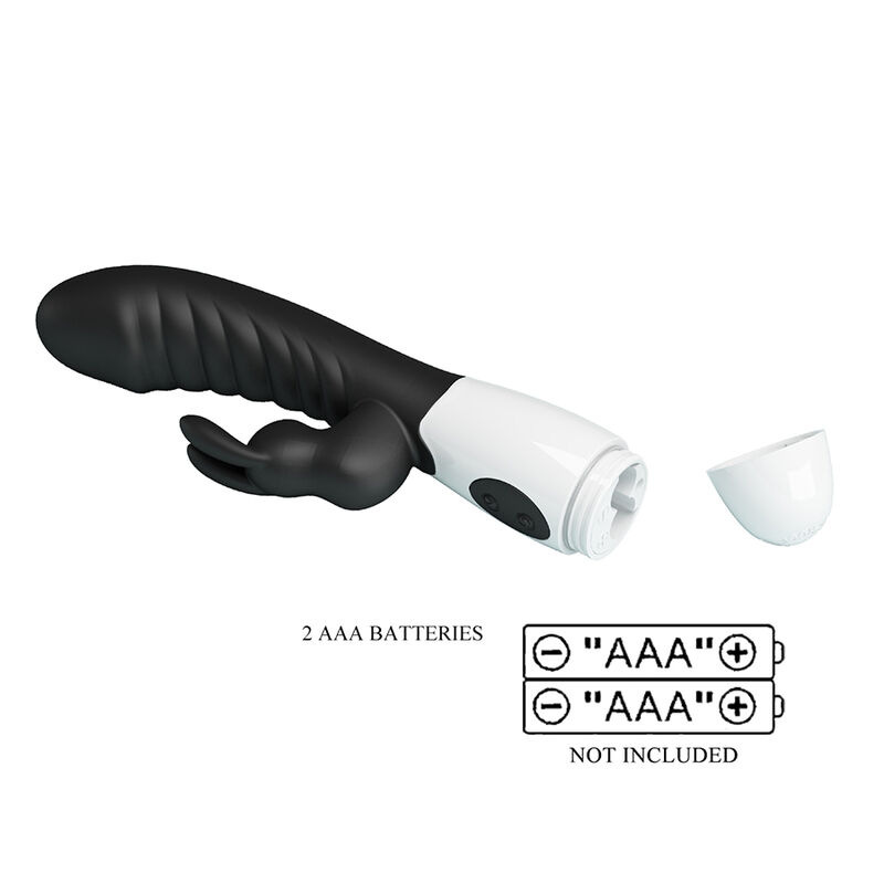 Pretty love - naughty bunny 30 function rabbit vibrator black 8