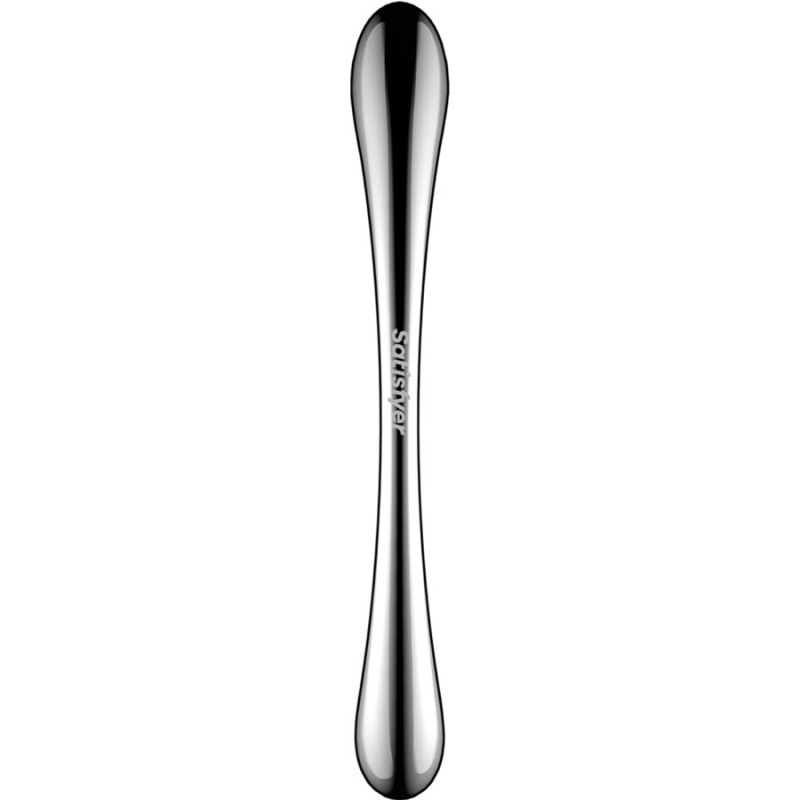 Satisfyer - cosmic crest 1 stainless steel double-ended dildo 3