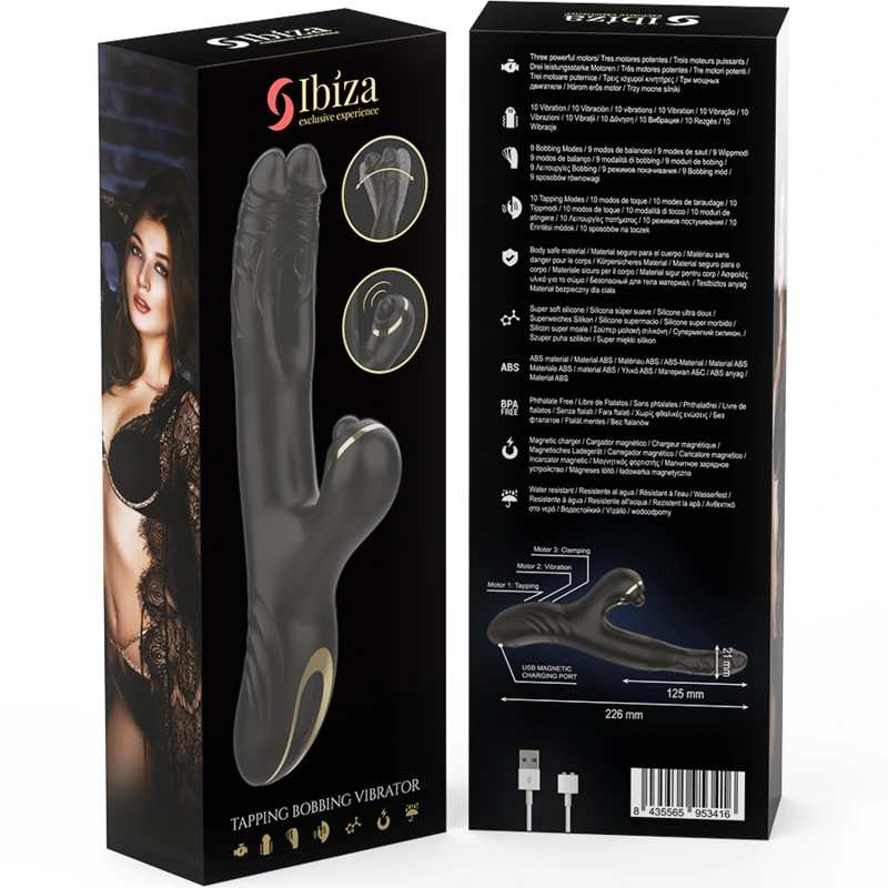 Ibiza - two dragons double vibrator black 5