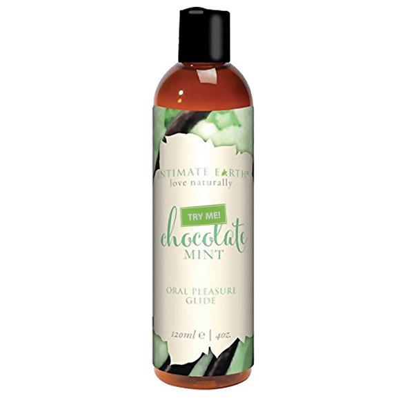 Intimate Earth - Natural Flavors Glide Chocolate Mint Lube 6