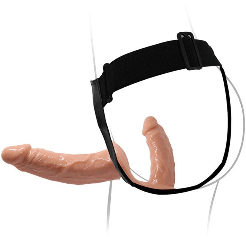 Baile Ultra Passionate Harness Double Dildos Strap On 1
