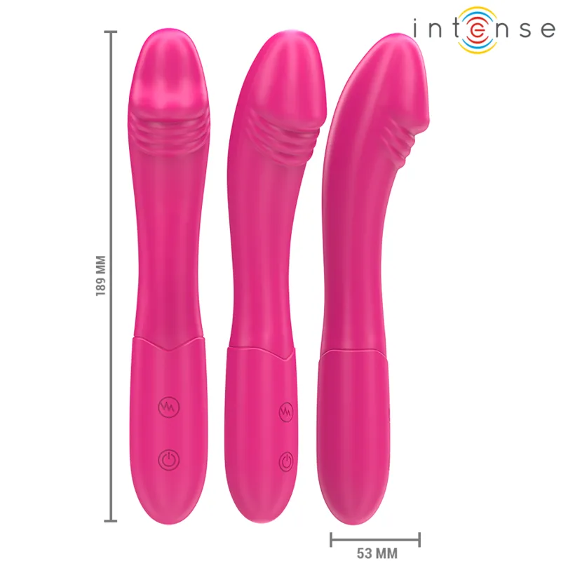 Intense - belinda vibrator 19 cm flexible 10 vibrations pink 1