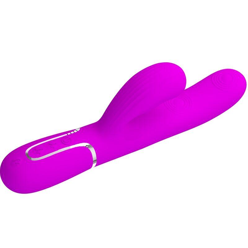 Pretty Love - Perlita Multifunction 3 In 1 G-Spot Vibrator Violet 2