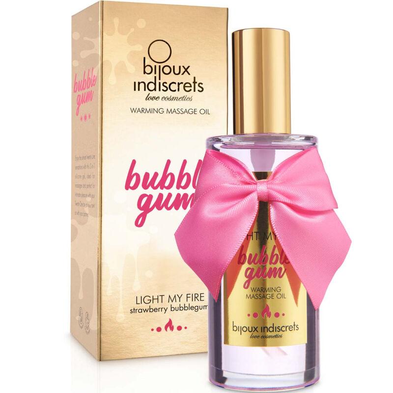 Bijoux - Indiscrets Light My Fire Massage Oil Heat Effect Gum Flavor 1