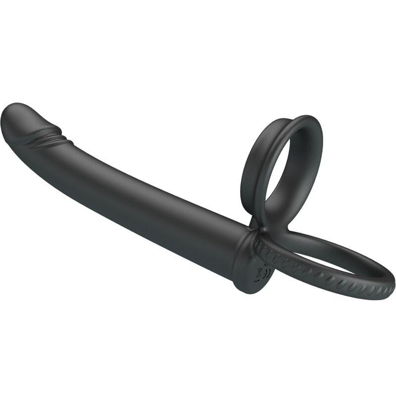 Pretty love - dillion double penetration double cock ring black 3