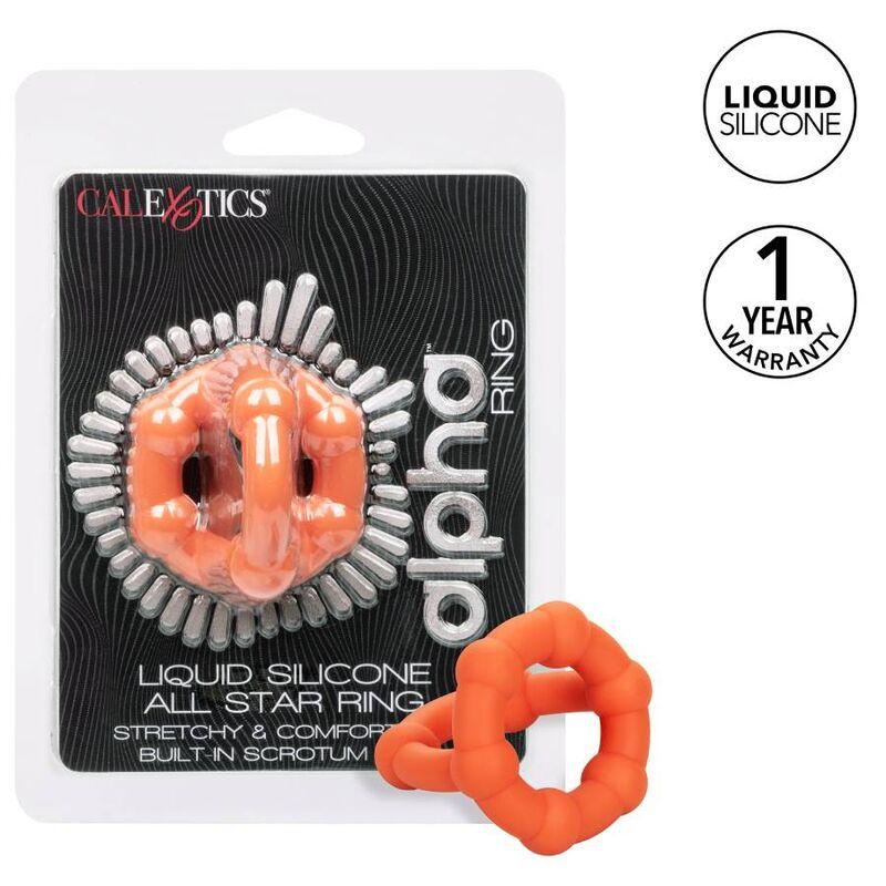 California Exotics Alpha All Star Ring Orange 1