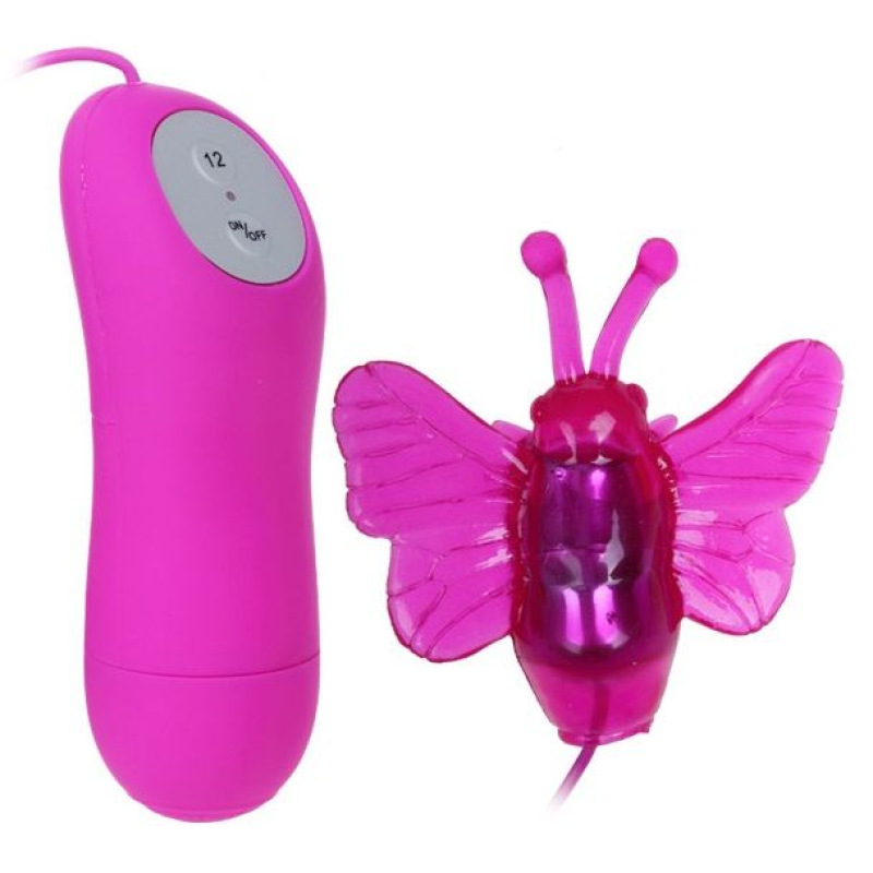 Baile - cute secret butterfly stimulator vibrator 12v 1