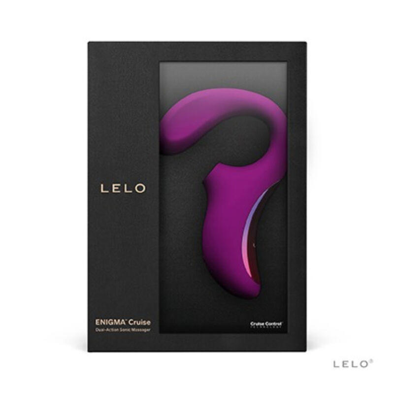 Lelo - enigma cruise double stimulation sonic massager purple 2