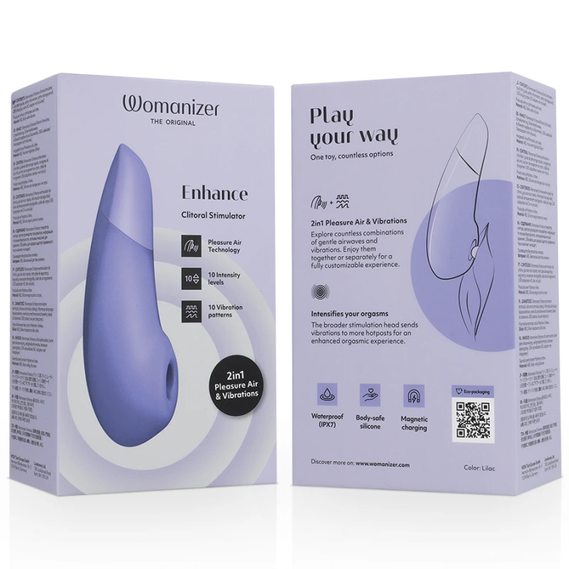 Womanizer - enhance clitorial stimulator lilac 6