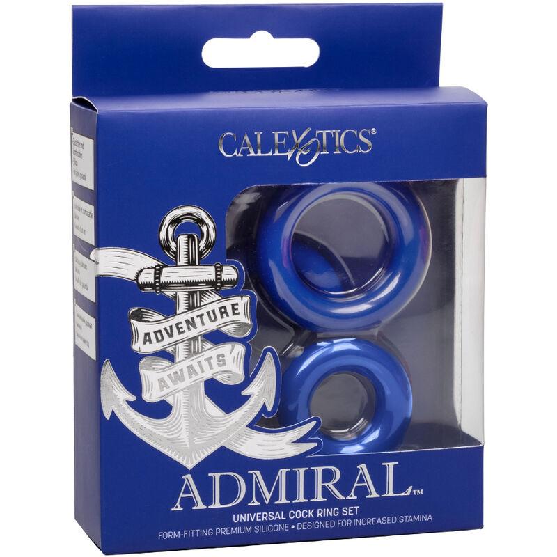 Admiral - Cock Ring Set Blue