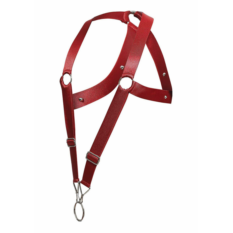 Mob - dngeon cross back harness red one size 5