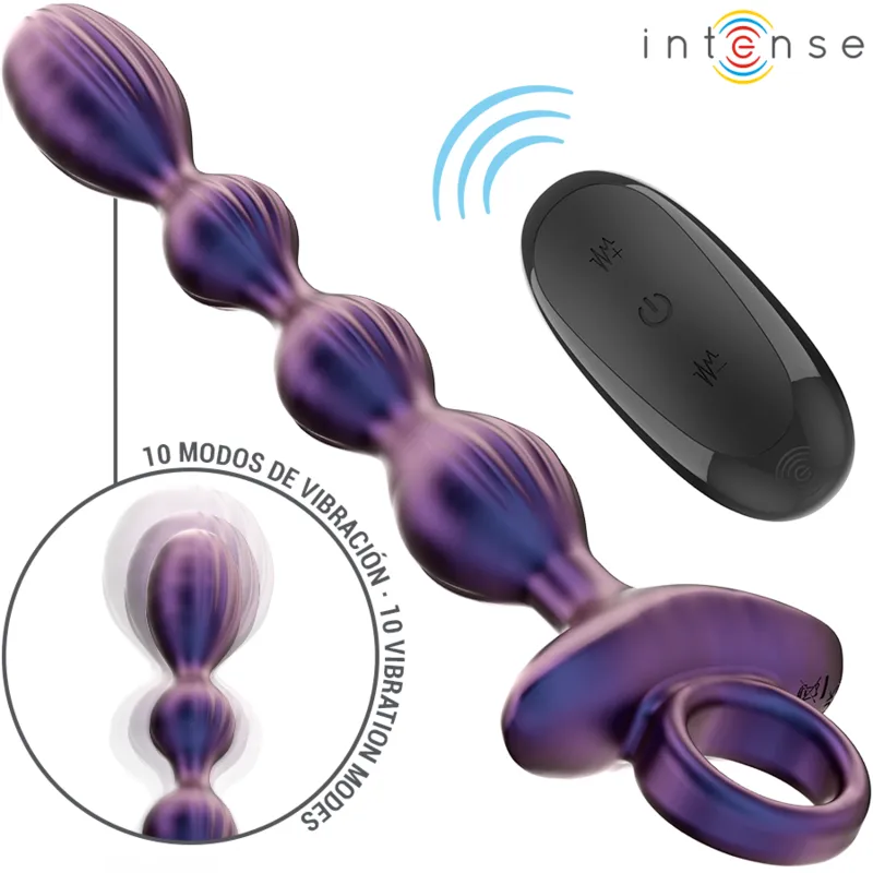 Intense - jackie vibrating anal plug model 1 remote control