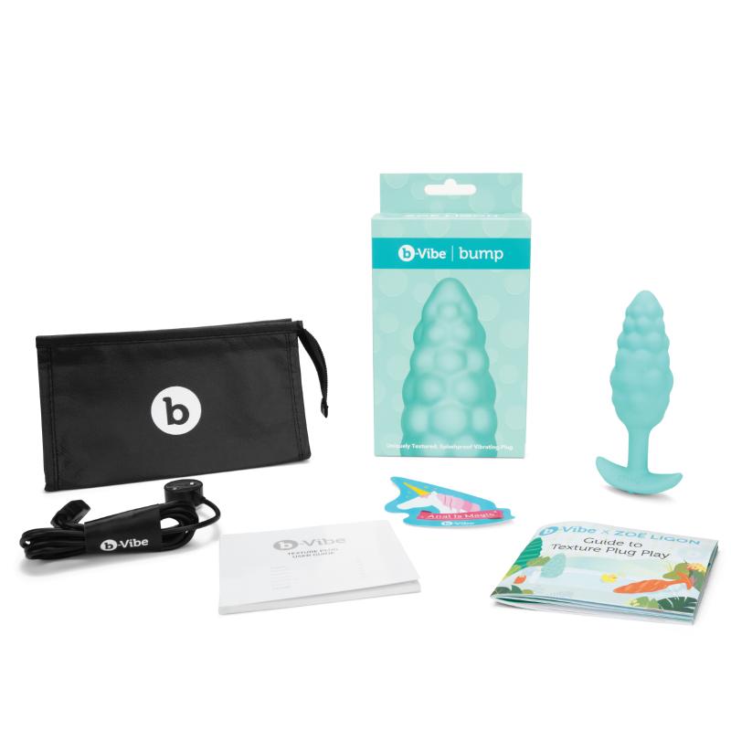 B-Vibe - Bump Texture Plug Mint 6