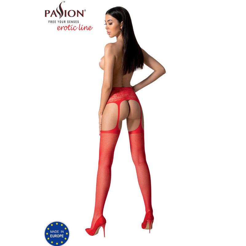 Passion - S028 Strip Panty Red One Size