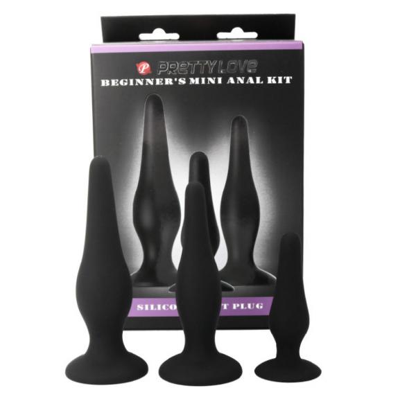 Pretty Bottom - Begginer&S Anal Kit Silicone Plugs