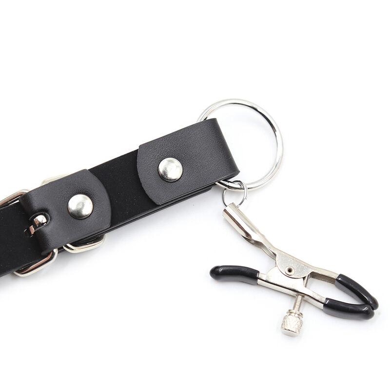 Ohmama Fetish Leg Bondage Strap Clit Clamps 2