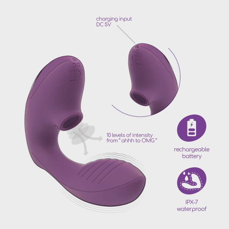 Moanstar Rechargeable Stimulator Crushious - Vibrátor/Stimulator Klitorisu