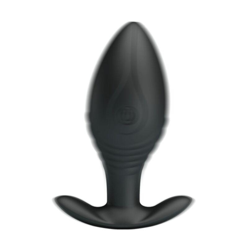 Pretty Love - Regina Anal Plug Rechargeable Vibrator Black 6