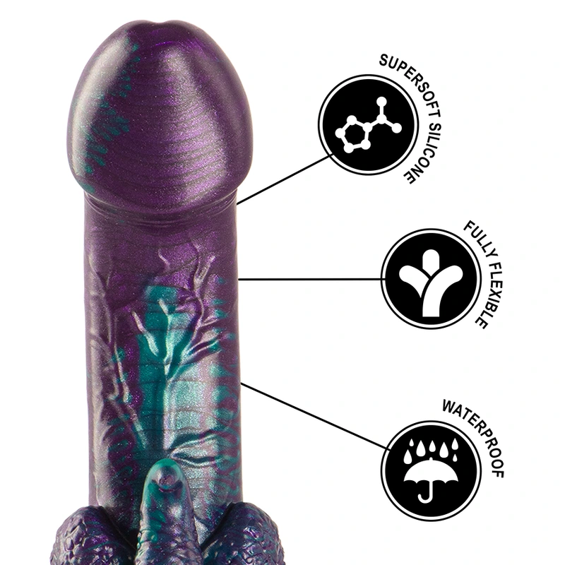 Epic - basilisk dildo double scaly pleasure small size 5