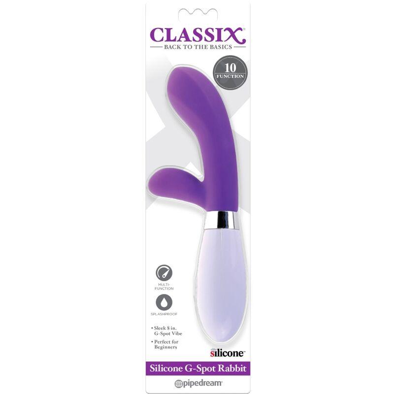 Classix - Rabbit Vibrator G-Spot Purple Silicone 2