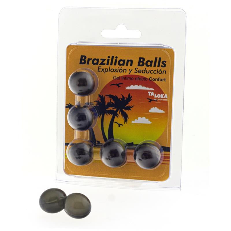 Taloka - 5 brazílskych loptičiek comfort effect exciting gel