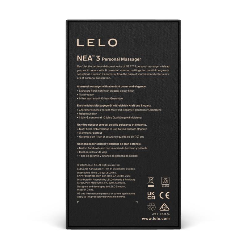 Lelo - Nea 3 Personal Massager Pitch Black 1