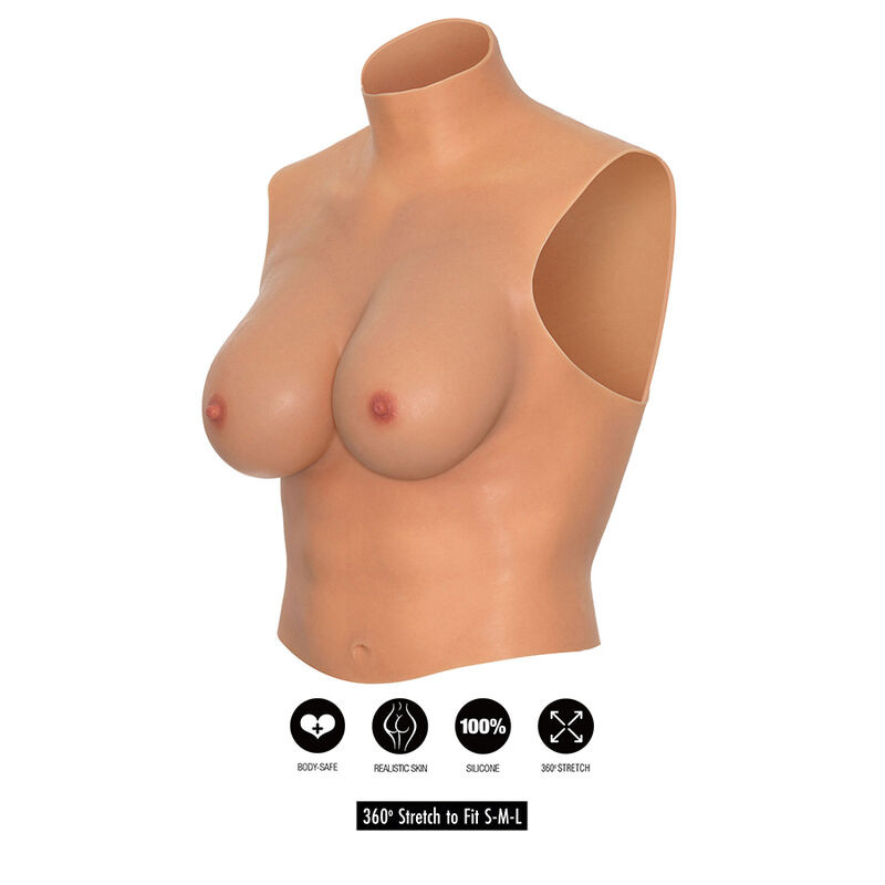 Hidden Desire - Alter Ego Wearable Breast Shirt E-Cup Flesh 4