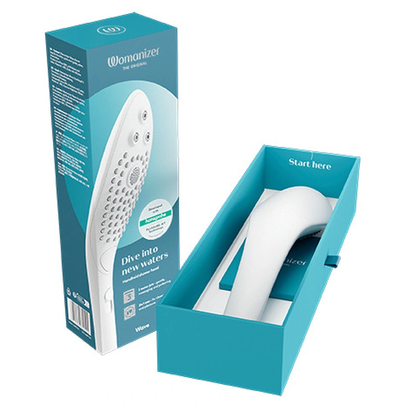 Womanizer - wave clitoral stimulating shower head white 12