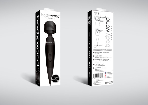 Bodywand - Midnight Plug-In Massager Black - Masážna Hlavica 11