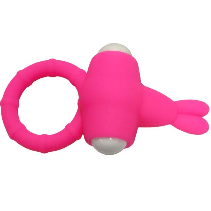 Armony - ms bunny vibrator ring silicone pink 1