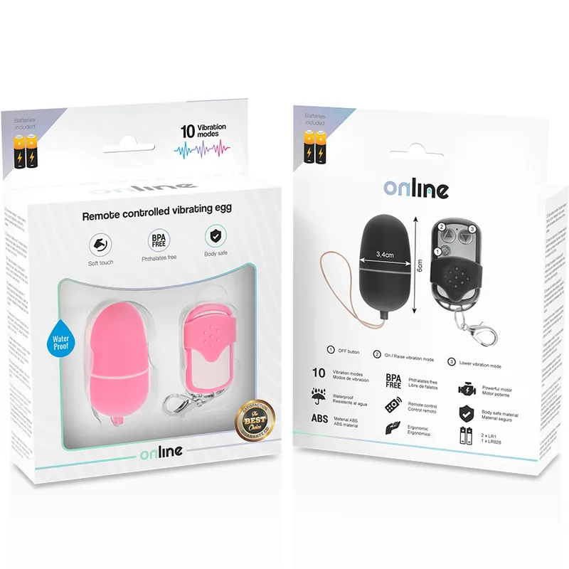 Online Remote Control Vibrating Egg M - Pink