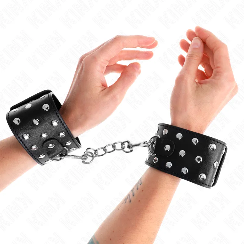 Kink - Punk Wrist Restraints Adjustable 19-24 Cm X 5.5 Cm 3