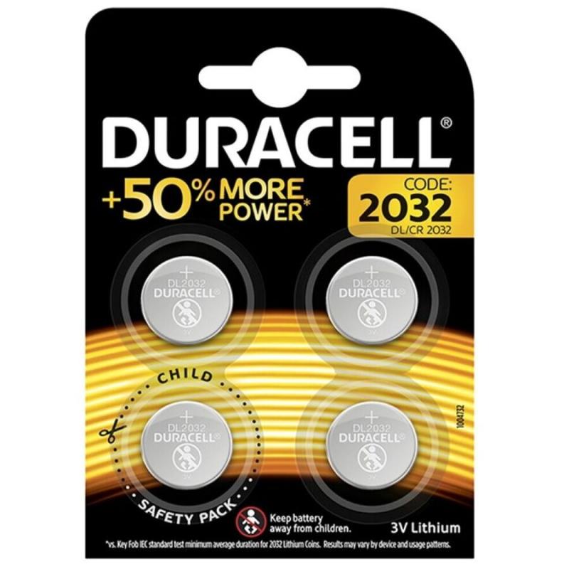 Duracell Batteryboton Litio Cr2032 3v 4 Units