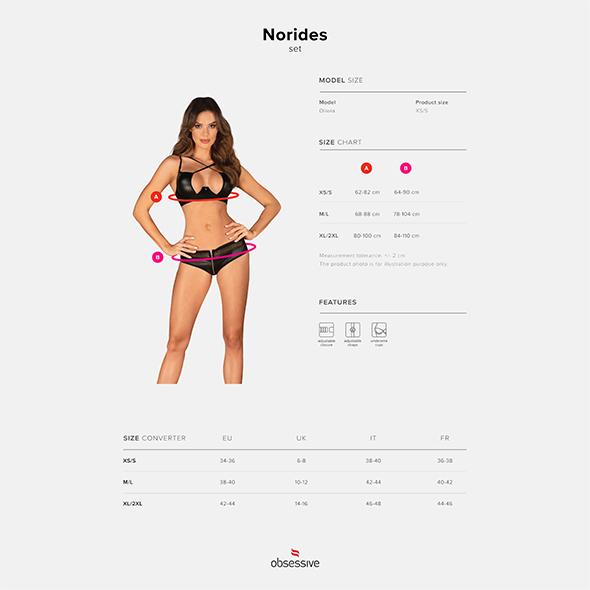 Obsessive - Norides Two-Piece Set Black Xs/S 9