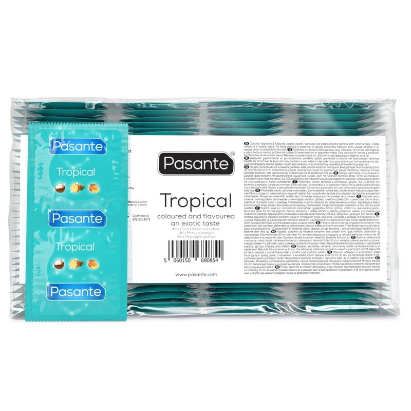 Pasante - kondómy tropical balenie 144 ks