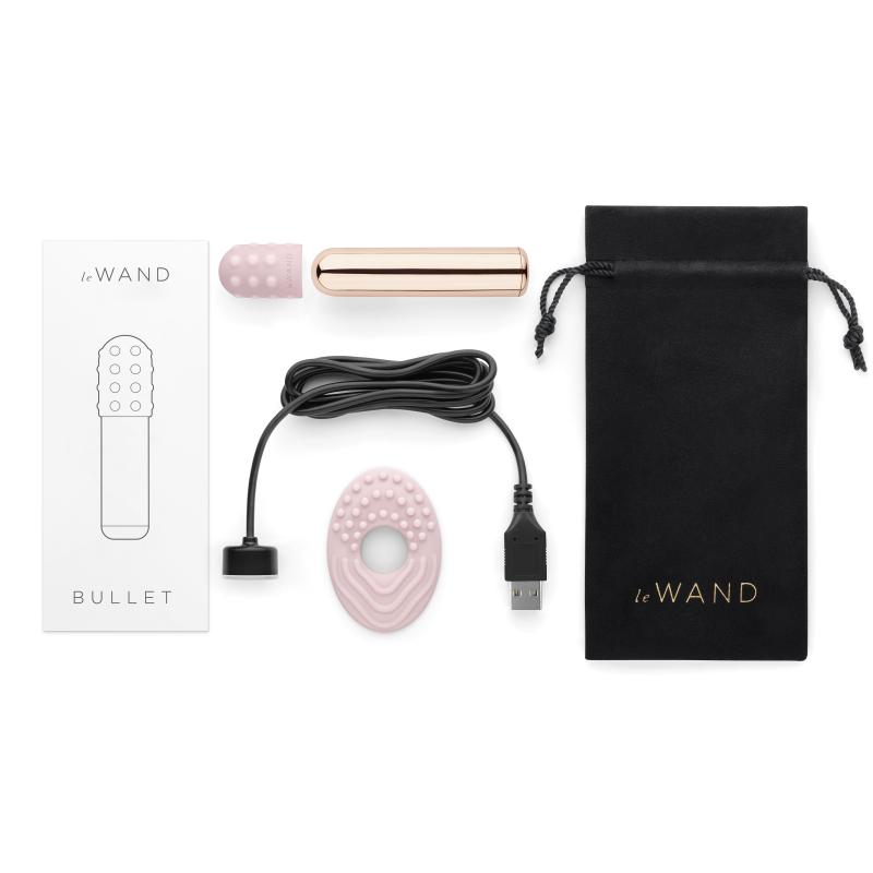 Le Wand - Bullet Rechargeable Vibrator Rose Gold 8