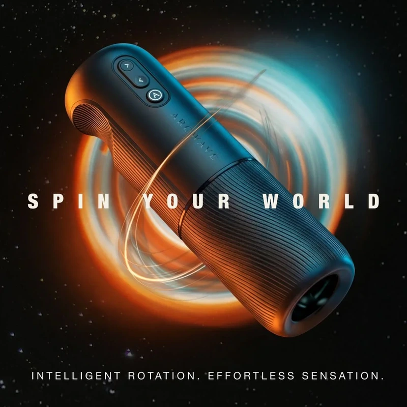 Arcwave - orbit 360° rotating male masturbator with app control black 11