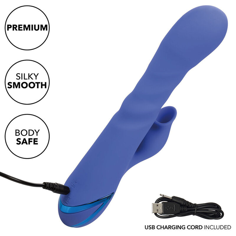 Calexotics - l.a love vibrator & suction blue by california dreaming 11